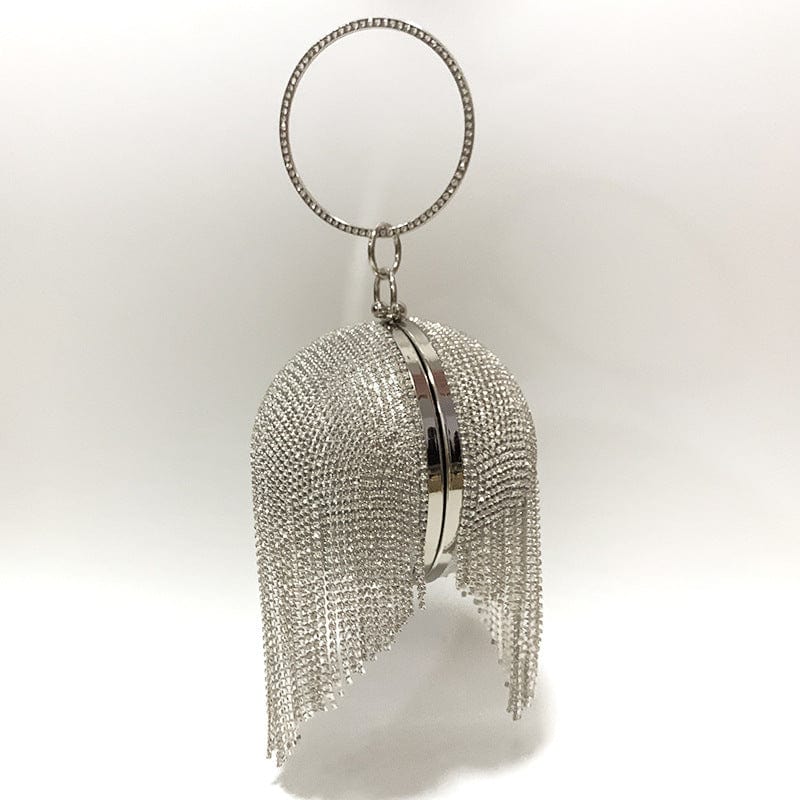 2022 Luxury Ball Handbags for Women Portable Dinner Bag Shiny Bag Wedding Diamond Clutch Bag