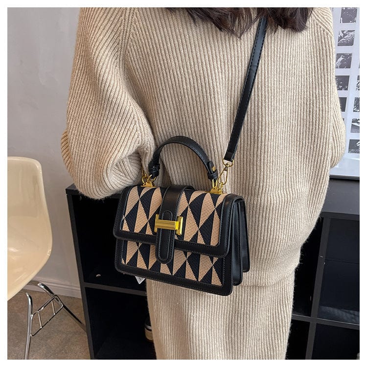 2022 Luxury Ins Personality PU Ladies Shoulder Messenger Bags Embroidery Purses and Handbags for Women