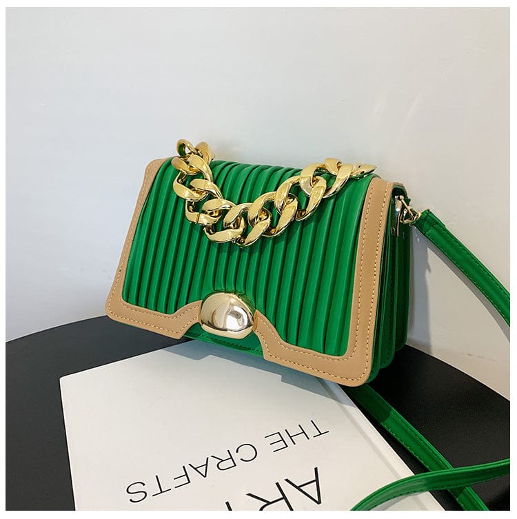 2022 Luxury sling handbag lady popular style pu leather new fashion women shoulder bag with chain handle trendy bags