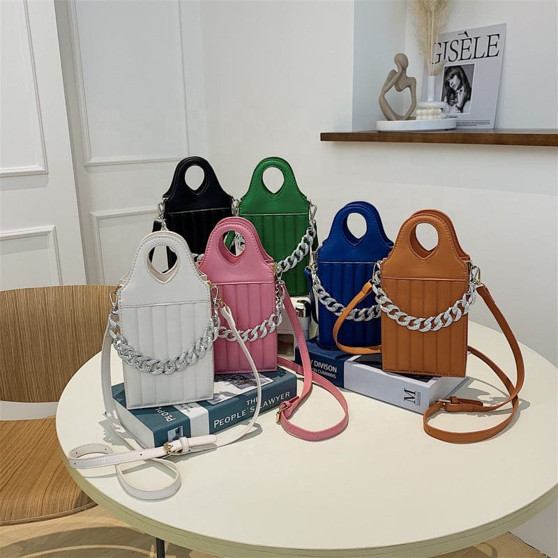 2022 Mini Purses Chain Bling Small Leather Custom Crossbody Fashion Bags Designer Handbags Famous Brands Women Hand Bags