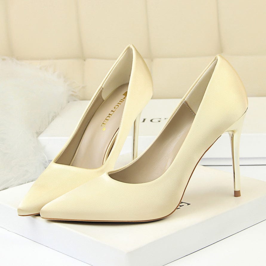 2022 Muti Color Silk Material Elegant Pointed Toe Pleaser Sexy Ladies Shoes Stiletto High Heels with Big Size 43