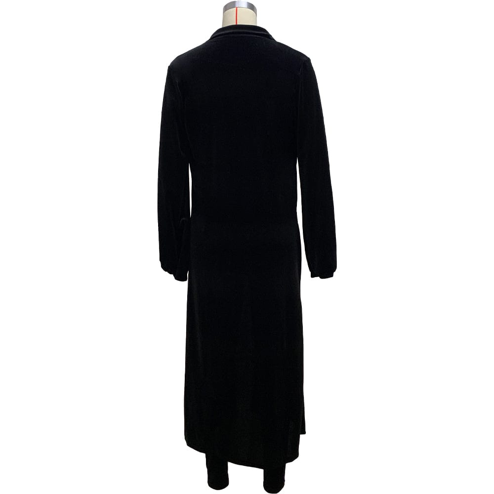 2022 New African Off Shoulder Elastic Jumpsuit Kaftan Cardigan Women Velvet 2 Pieces Set