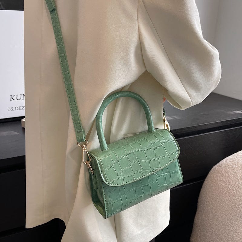 2022 New Arrival Stone Pattern PU Leather Small Handbags Mini Bags for Women
