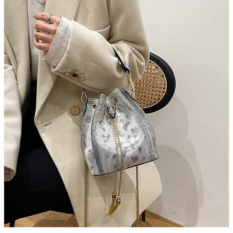 2022 new arrival summer jelly color golden chain women handbag fashion office lady single strap shoulder bag