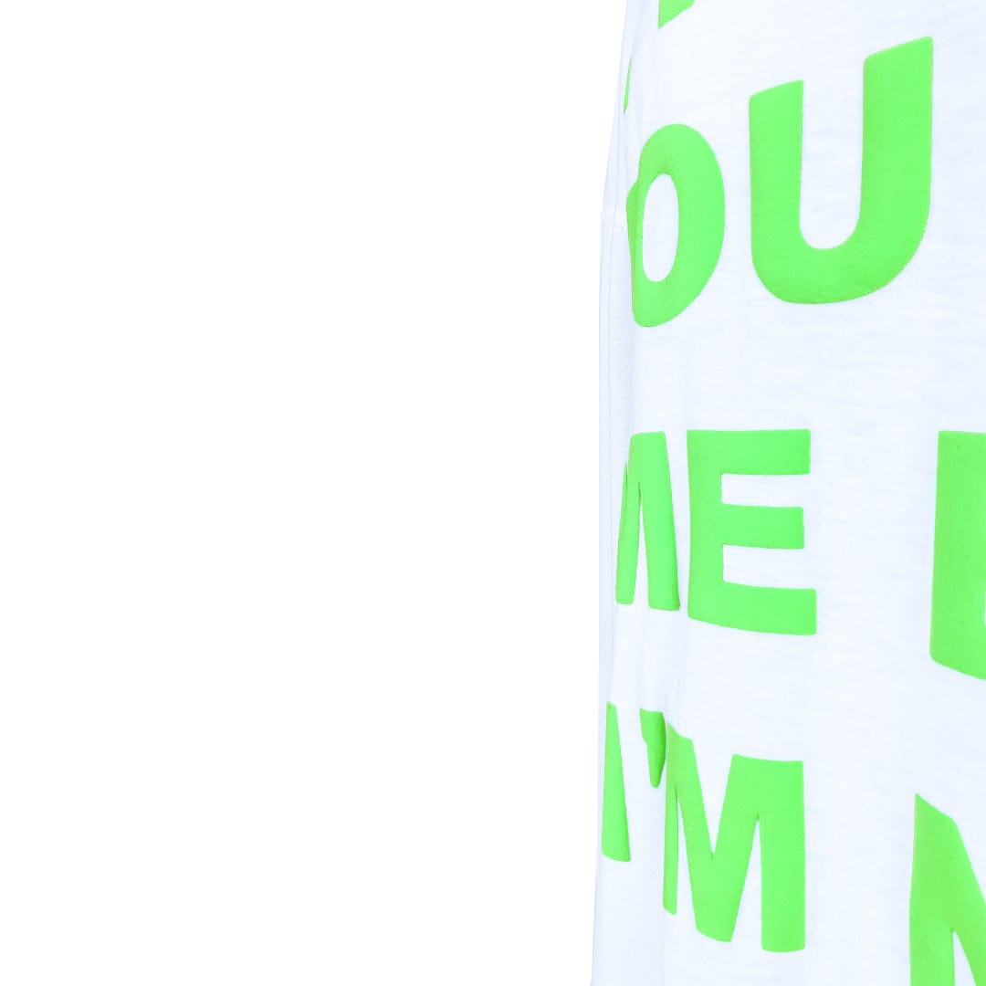 2022 New Arrivals Casual Double Sided Printed Letter T-Shirt Dress