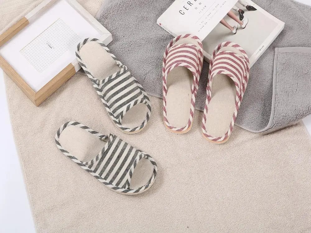 2022 New Design Amazon Autumn Winter Custom women open toe chinese bedroom slippers for woman and ladies