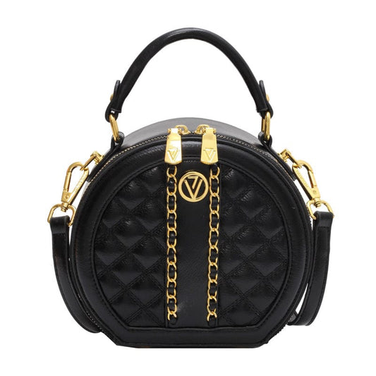 2022 New design round bag leisure women hand bags quilted leather crossbody single shoulder bag fashion ladies purse handbags