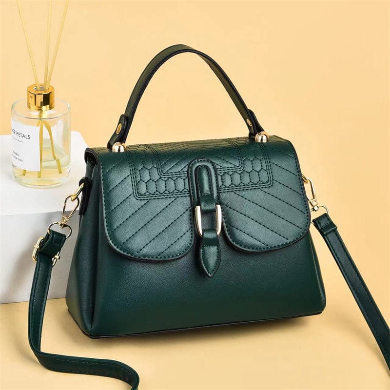 2022 new fashion embroidery thread sewing crossbody bag simple low-key luxury wholesale shoulder bag solid color design Handbags