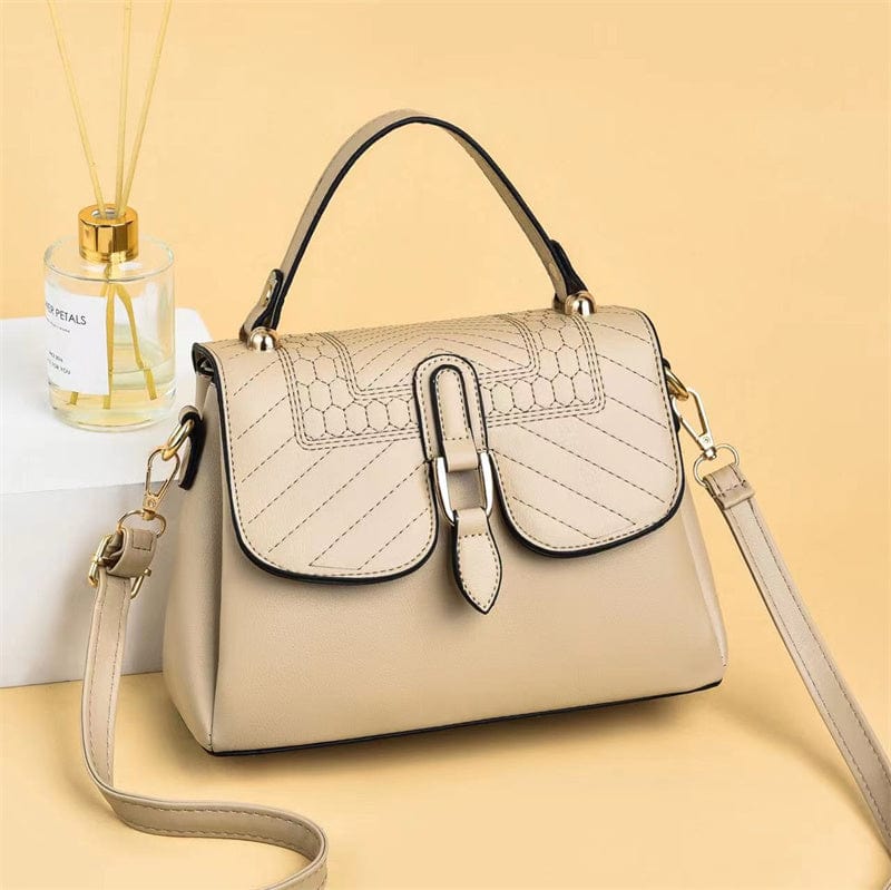 2022 new fashion embroidery thread sewing crossbody bag simple low-key luxury wholesale shoulder bag solid color design Handbags