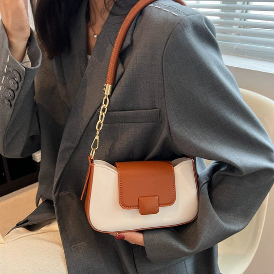 2022 New Fashion Purse Unique Chains Designer High Quality Handbags Leather Underarm Bag Women
