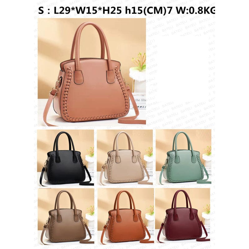 2022 New pure color simple large capacity single shoulder bag factory wholesale cross-body bag leather women hand bags handbags