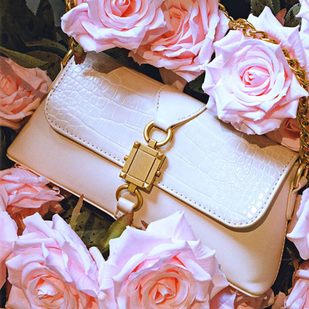 2022 New Spring Pure Colored Chain Women's Bag PU Shoulder Hot Sales Lady Crossbodys Luxury Pu Shoulder Bags