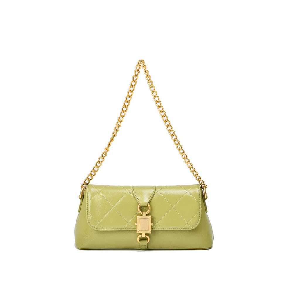 2022 New Spring Pure Colored Chain Women's Bag PU Shoulder Hot Sales Lady Crossbodys Luxury Pu Shoulder Bags