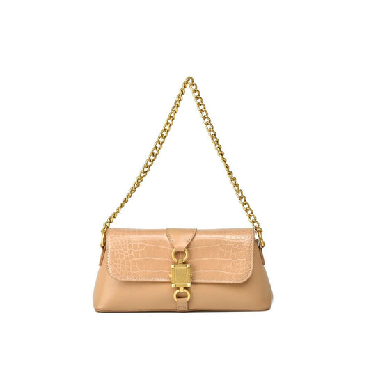 2022 New Spring Pure Colored Chain Women's Bag PU Shoulder Hot Sales Lady Crossbodys Luxury Pu Shoulder Bags