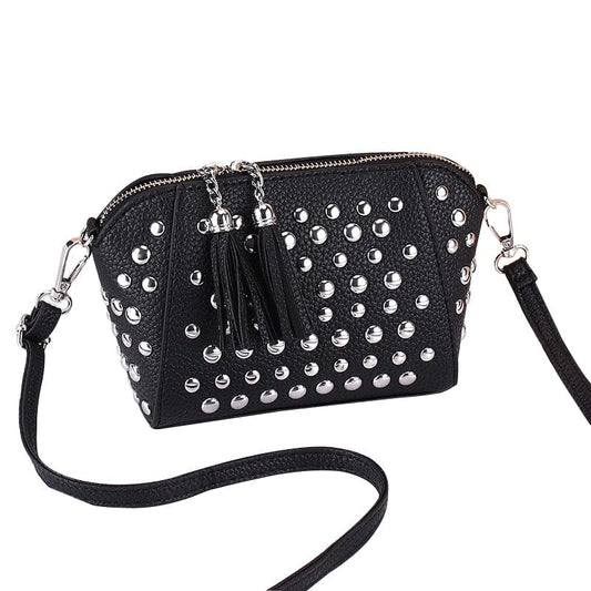 2022 new trend rivet fringed small  fashion woman bags cross body bag shoulder bag wholesale 13090