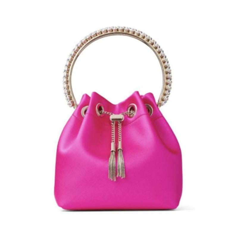 2022 Shenglu Guangzhou Metal Handle Rhinestone Bucket Evening Bags Purse Handbag Luxury Wedding Evening Bags