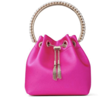 2022 Shenglu Real Factory Luxury Silk Bucket Rhinestone Purse Metal Handle New Lady Tote Fashion Handbags Shoulder Crossbody Bag