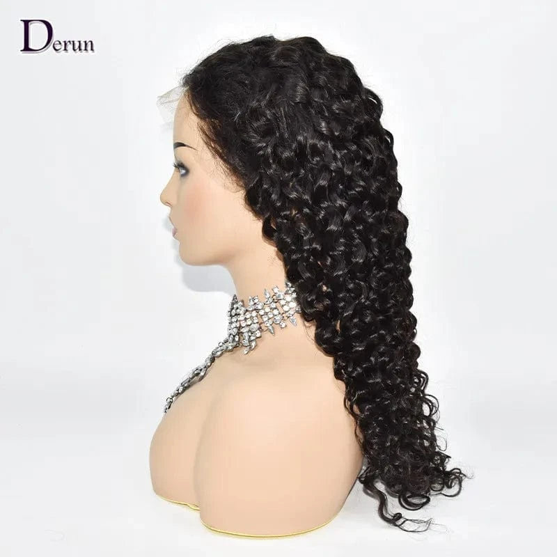 2022 Stock 100% Virgin Brazilian Human Hair 1B Straight Body Wave Deep Wave Curly 13X4 Hd Lace Frontal High density Wig