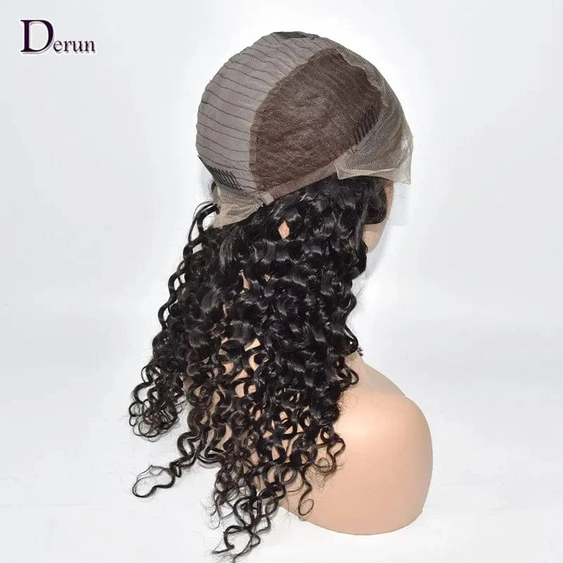 2022 Stock 100% Virgin Brazilian Human Hair 1B Straight Body Wave Deep Wave Curly 13X4 Hd Lace Frontal High density Wig