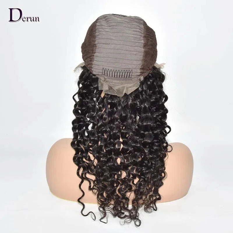 2022 Stock 100% Virgin Brazilian Human Hair 1B Straight Body Wave Deep Wave Curly 13X4 Hd Lace Frontal High density Wig