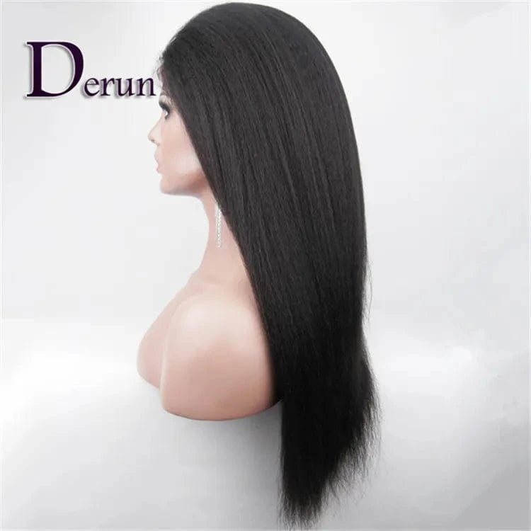 2022 Stock 100% Virgin Brazilian Human Hair 1B Straight Body Wave Deep Wave Curly 13X4 Hd Lace Frontal High density Wig