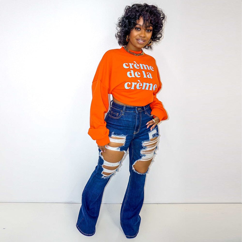 2022 Stylish Plus Size Women's Denim Jeans Pants Skinny Ripped Stacked Stack Ropa De Mujer Jeans Boyfriend Jeans For Women