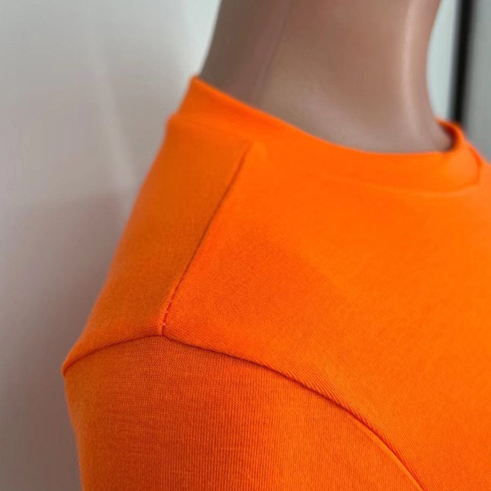 2022 Summer Fashion Short Sleeve Irregular Tops Letter Print Bandage Women Shorts Two Piece Set