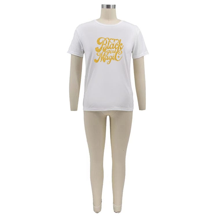 2022 Summer New Arrivals Casual Cotton Printed Letter T-shirts