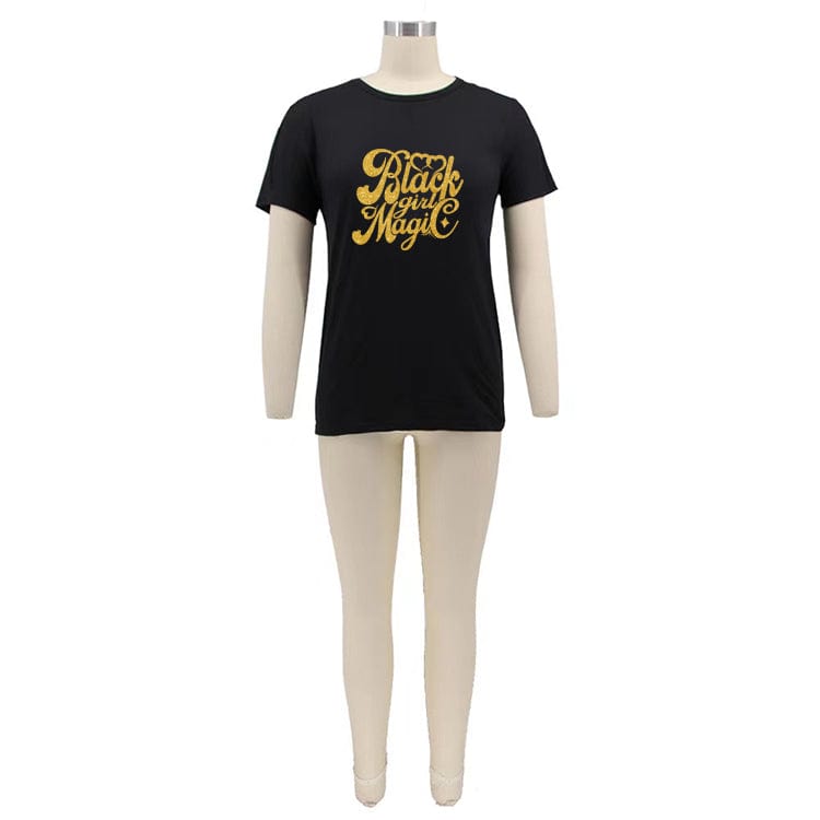 2022 Summer New Arrivals Casual Cotton Printed Letter T-shirts