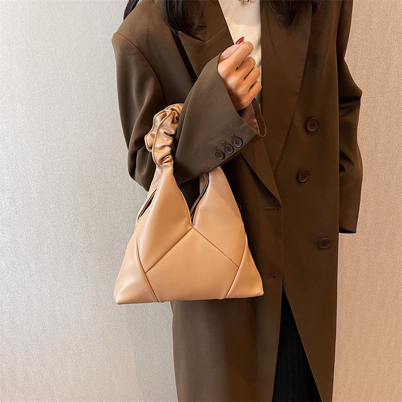 2022 Trendy Fashion Designer Leather Tote Pleated Handbags Wholesale Crossbody Purses for Women Shoulder Bags