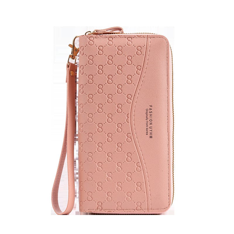 2022 Wholesale Leather Money Clip Purse Designer Long Wallets for Women Fashionable Card Holder Wallet