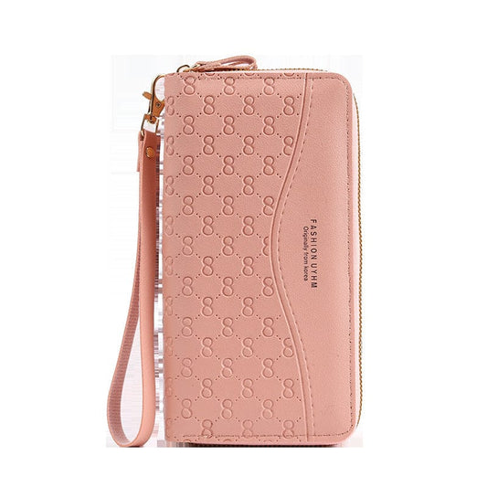 2022 Wholesale Leather Money Clip Purse Designer Long Wallets for Women Fashionable Card Holder Wallet