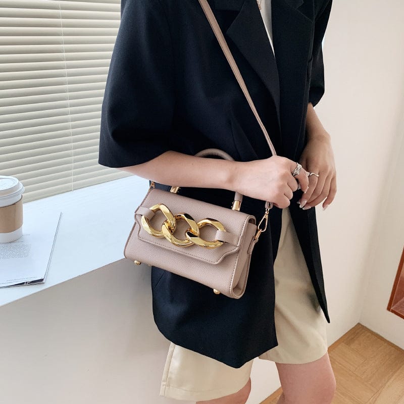 2022 Wholesale Small Square Diamond Cross Body Gold Chain Mini Bags Women Handbags Ladies Hand Bags