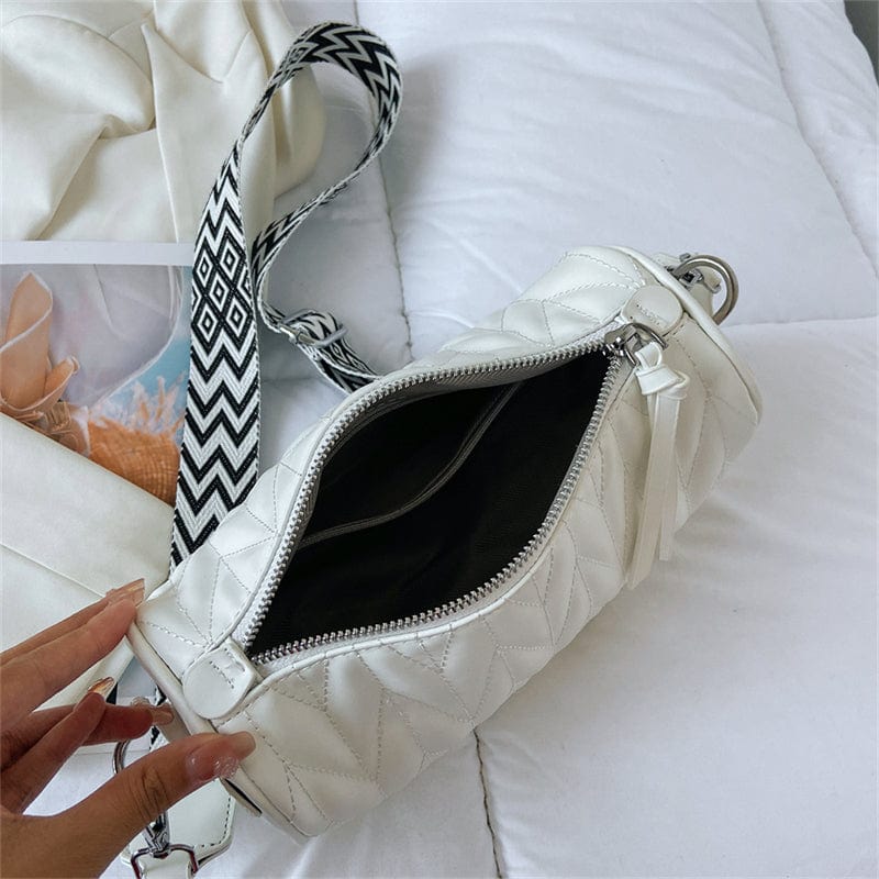 2022 Wide Strap Shoulder Purses Small Crossbody Bags PU Leather Bags Women Handbags Ladies Luxury