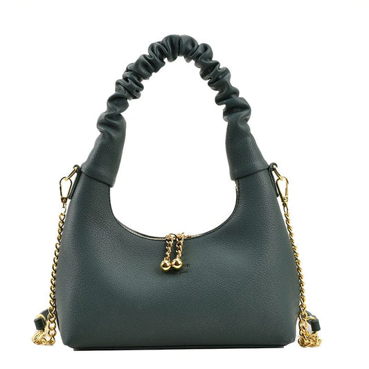 2022 Womens Handbag Fashion Luxury Trendy Underarm Bag Shoulder Vegan Leather Chain Crossbody Purses for Women