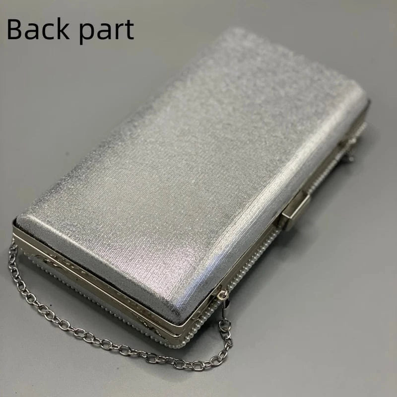 2023 bling crystal beaded wedding clutch bridal purse evening bag ladies dinner party unique clutch purse