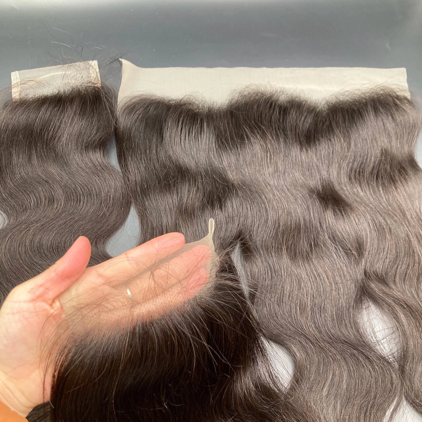 2023 hot sale 13x6 13x4 transparent Lace Frontal 2x6 4X4 5X5 6X6 lace closure pre plucked hairline swiss lace