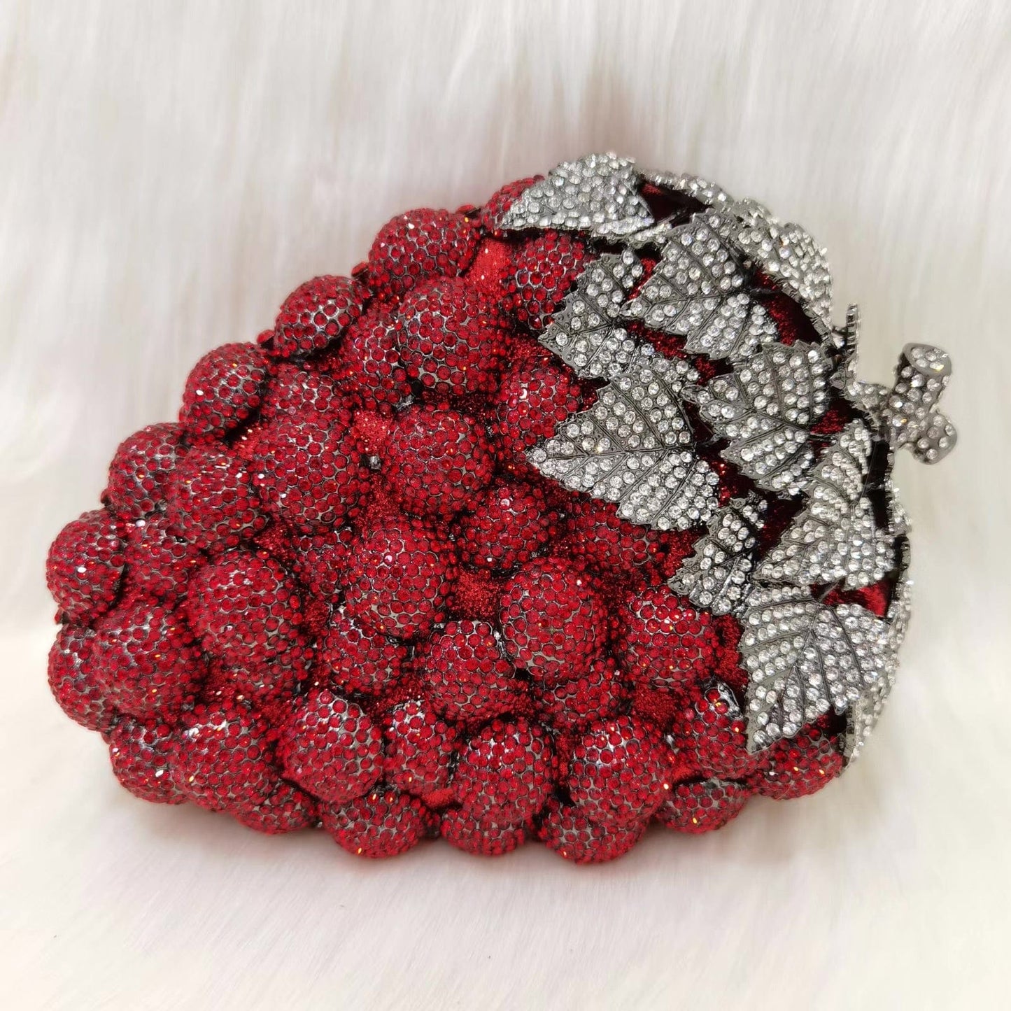 2023 New Design Women Cluth Ladies Crystal Evening Bags Two Side Bag Wedding Clutch Purse for Party