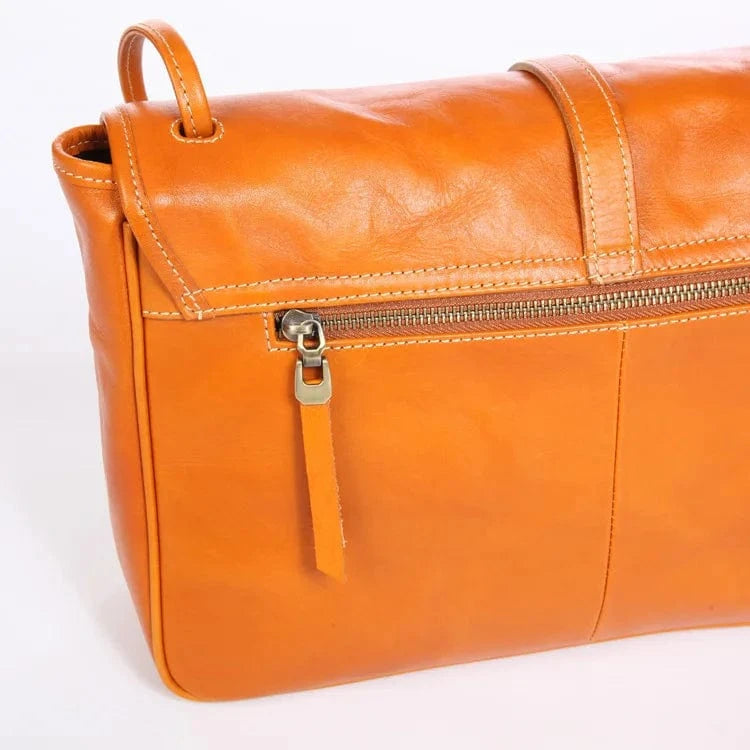 2023 New Leather Women's Underarm Bag Large Capacity Underarm Bag Vintage Handmade Leather Crossbody Bag Genuine Cowhide Leather