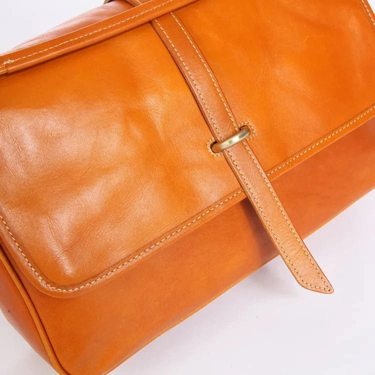 2023 New Leather Women's Underarm Bag Large Capacity Underarm Bag Vintage Handmade Leather Crossbody Bag Genuine Cowhide Leather
