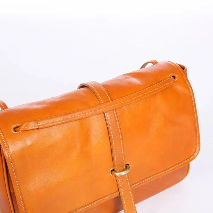 2023 New Leather Women's Underarm Bag Large Capacity Underarm Bag Vintage Handmade Leather Crossbody Bag Genuine Cowhide Leather