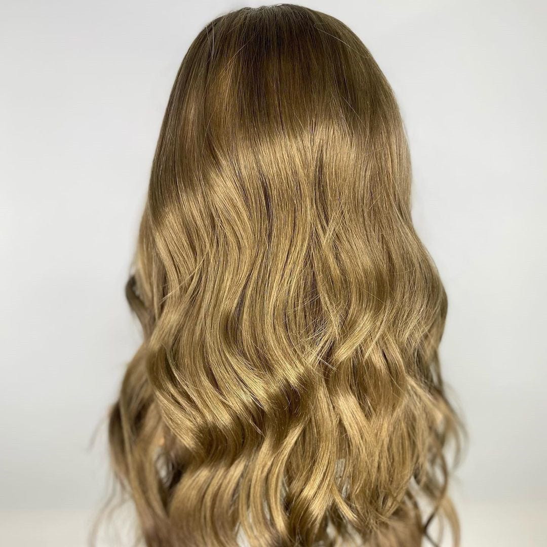 2023 New Product European Human Hair Wig Highlight Color Invisible HD Full Lace Front Wigs With Pre Plucked Hairline