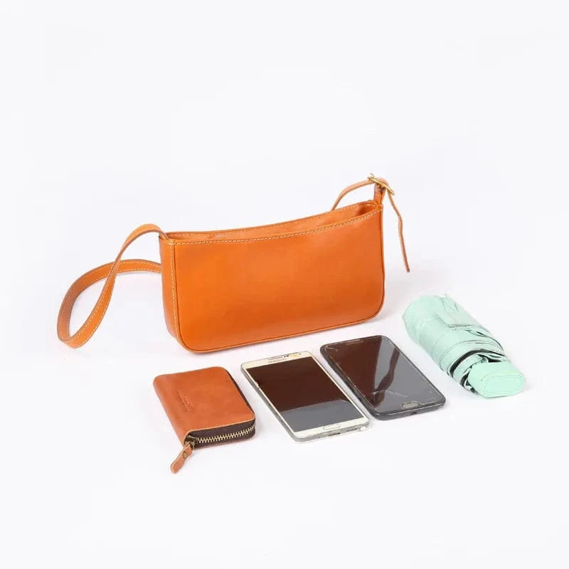 2023 New Summer Casual Ladies Genuine Leather Shoulder Bag Senior Texture Ladies Shoulder Bag