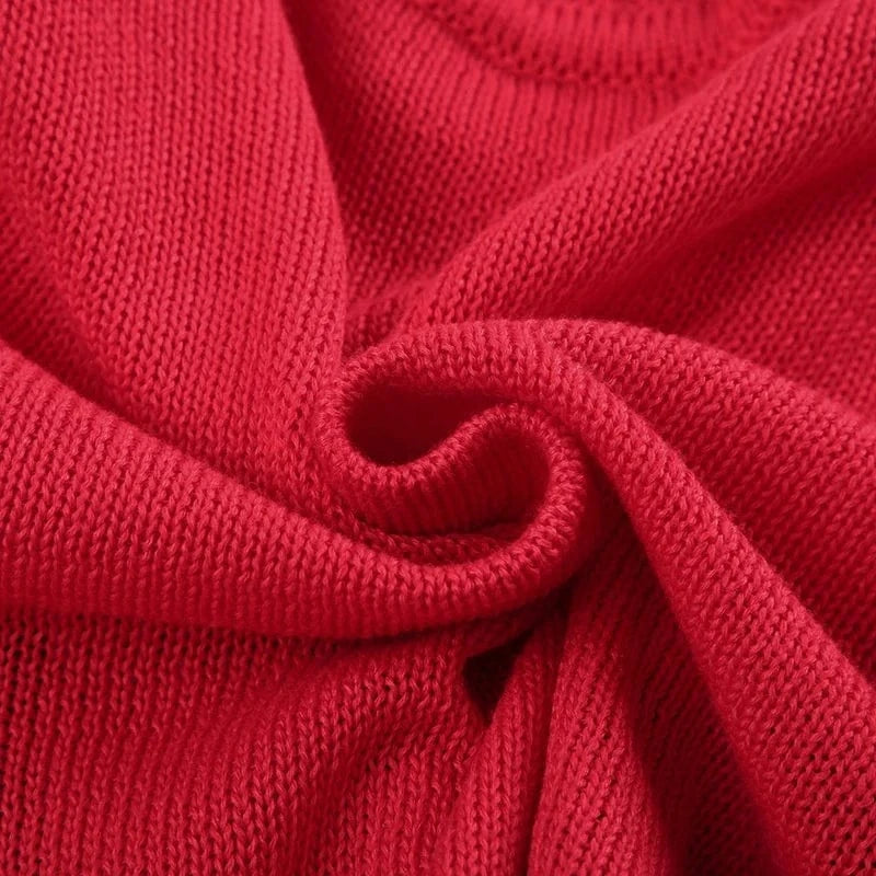 2024 New Young Sexy Sweet Letter Sweater Full Sleeve + Short Leather Pencil Skirts Women 2 Piece Set