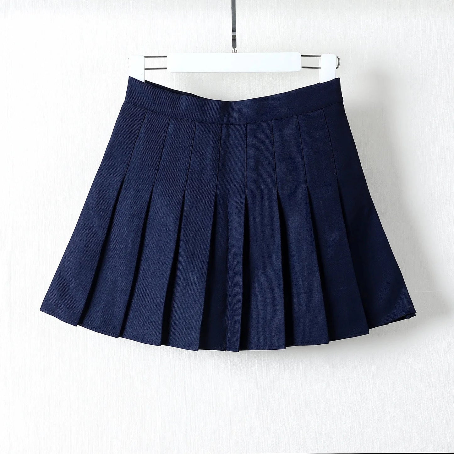2024 Pleated Skirt Women's Summer white Skirt day High waist slimming New JK plaid large size A word skirt