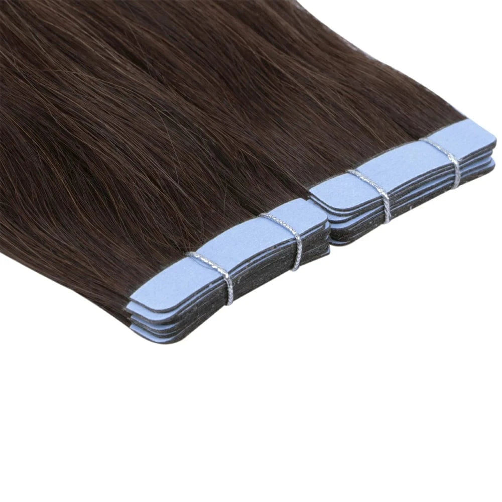 20inch Real Human cuticle vrigin remy hair tape human hair extensions for beautiful ladies