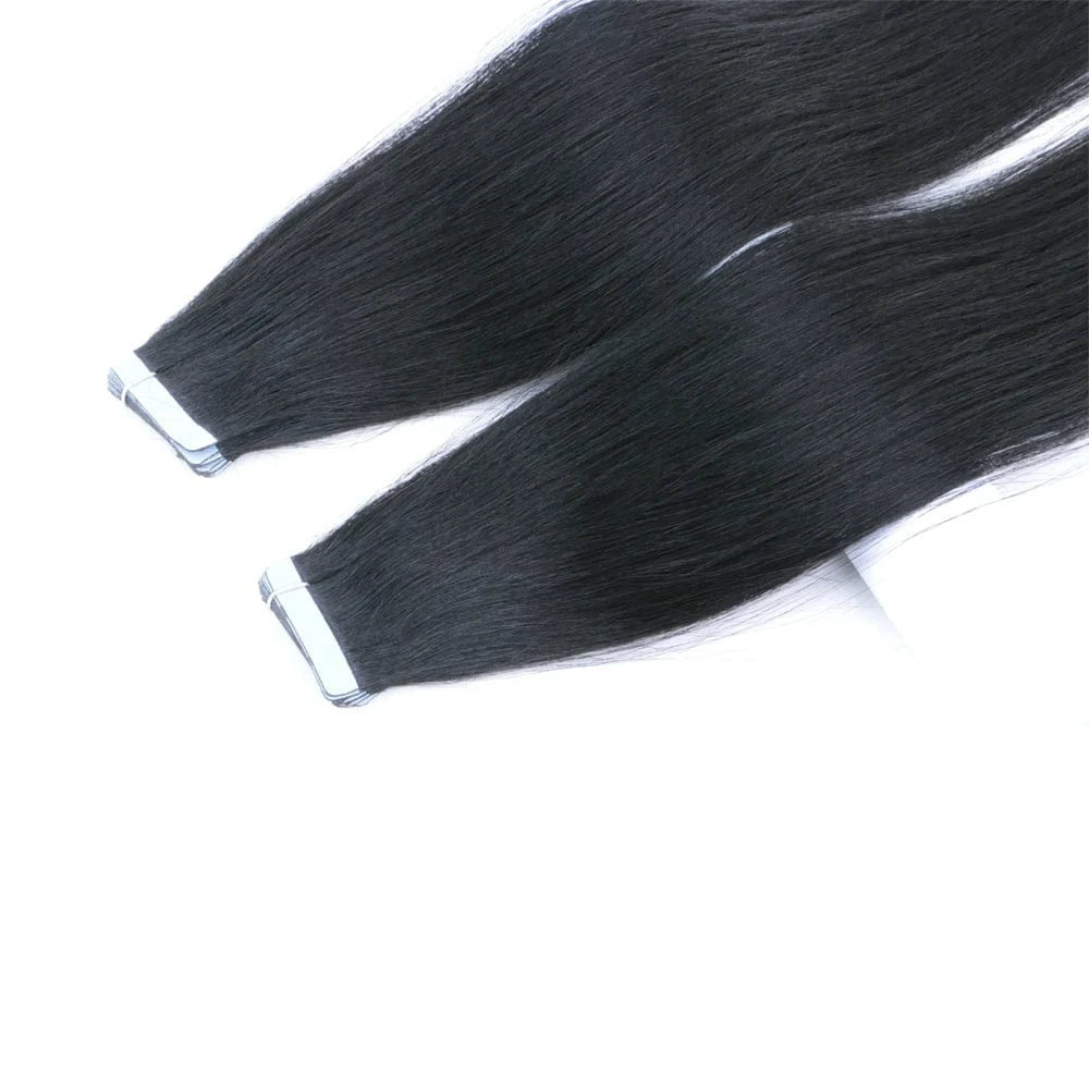 20inch Real Human cuticle vrigin remy hair tape human hair extensions for beautiful ladies