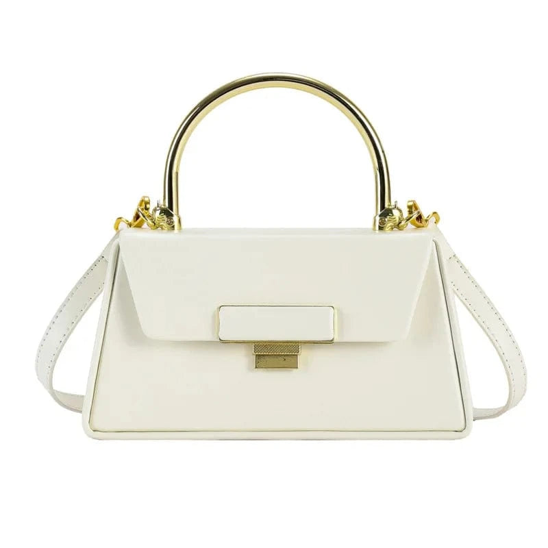 21x7x11cm / 9086 Beige Women Crossbody Bags 2023 High Quality Clutch Female Purses Ladies Shoulder Messenger Bag New Fashion Metal Handle Handbags