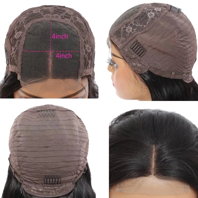 22 Inches / 4*4Body wig 180% FX-HA27 Wholesales Wear and Go Lace Frontal 4x4 Body Closure Wigs Raw Curly Human Hair Wig