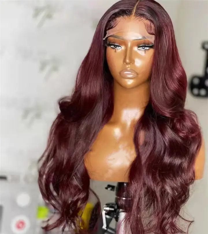 22 Inches / Color 2 Allure Romance Ombre Burgundy Color Loose Wave Raw Hair